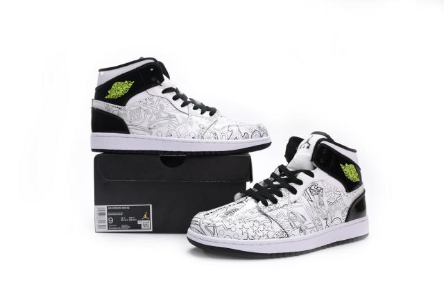 Air Jordαn 1's Mid SE DIY (GS) DC4099-100