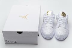 Air Jordαn 1's White Metallic Gold (W) CZ4776-100