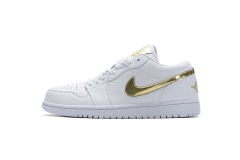 Air Jordαn 1's White Metallic Gold (W) CZ4776-100