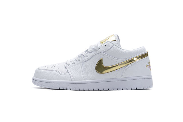 Air Jordαn 1's White Metallic Gold (W) CZ4776-100