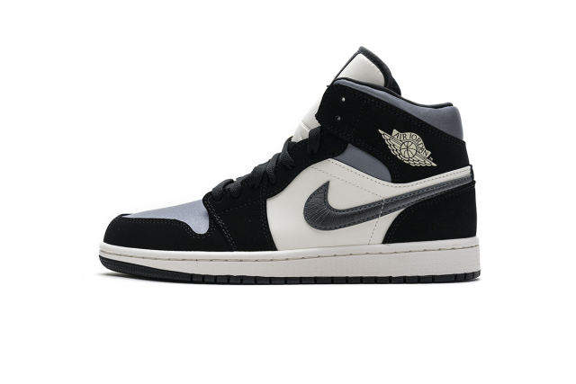 Air Jordαn 1's Mid Satin Grey Toe 852542-011