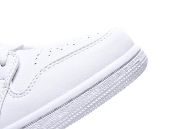 Air Jordαn 1's Mid GS white 554725-109