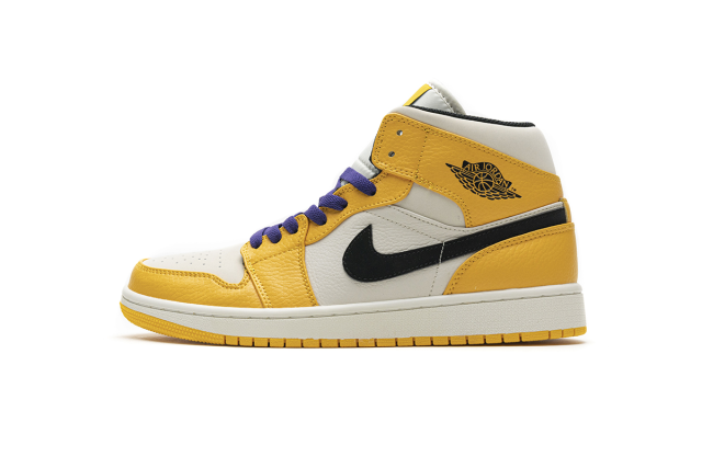 Air Jordαn 1's Mid SE Lakers 852542-700