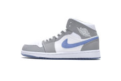 Air Jordαn 1's Mid Wolf Grey Aluminum BQ6472-105