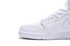 Air Jordαn 1's Mid GS white 554725-109