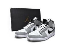 Air Jordαn 1's Mid Light Smoke Grey Anthracite 554724-078