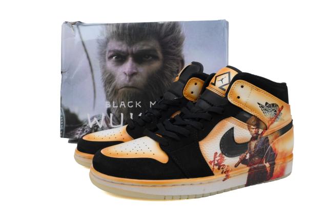 Air Jordαn 1's Mid Black Myth Wukong Shoes Sneakers DH6933-100