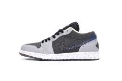 Air Jordαn 1's Crater Black Grey DM4657-001