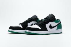 Jordαn 1's White Black Mystic Green 553558-113