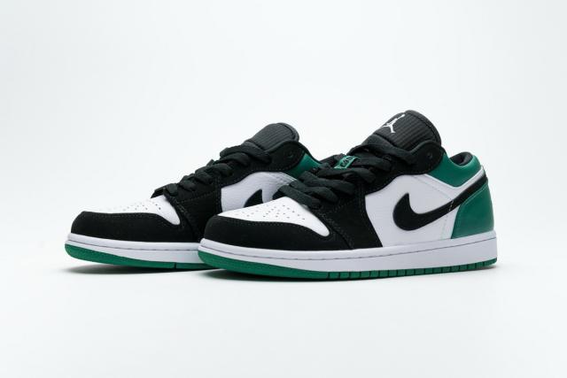 Jordαn 1's White Black Mystic Green 553558-113
