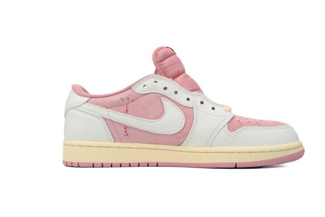 Air Jordαn 1's Low Travis Scott OG White Pink DM7866-600