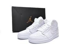 Air Jordαn 1's Mid GS white 554725-109