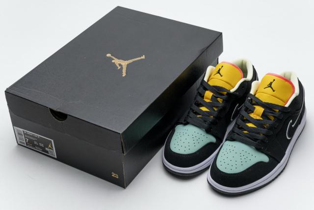 Jordαn 1's Black Aurora Green Laser Orange CK3022-013