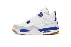 ［plus-size shoes]N SB x Air Jordαn 4's  Sapphire  Sapphire Blue DR5415-140