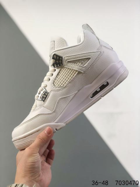 Generation 4 White Basketball Shoes