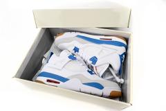 ［plus-size shoes]N SB x Air Jordαn 4's White Blue DR5415-104