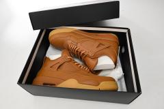 ［plus-size shoes]Air Jordαn 4's Premium “Wheat” 819139-205