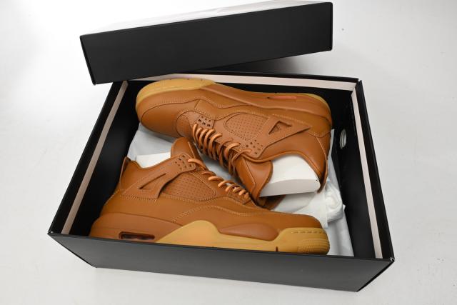 ［plus-size shoes]Air Jordαn 4's Premium “Wheat” 819139-205