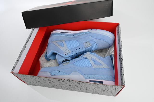 ［plus-size shoes]Air @j4 Retro UNC University Blue MNJDLS-247