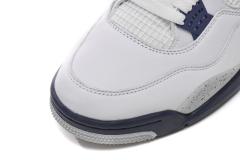 ［plus-size shoes]Jordαn 4's Retro White Midnight Navy DH6927-140