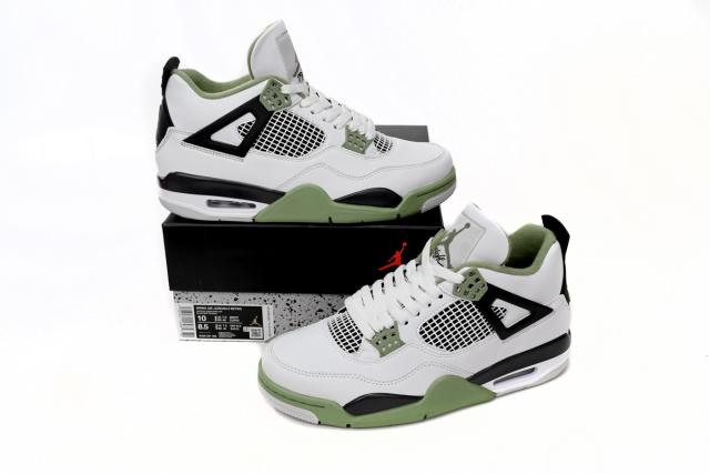 ［plus-size shoes]Air Jordαn 4's Retro Seafoam AQ9129-103