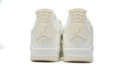 ［plus-size shoes]Air Jordαn 4's Retro Metallic Gold AQ9129-170
