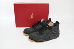 ［plus-size shoes]Levis x Air @j4 Levi's Black AQ9103-001