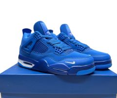 [plus-size shoes]1:1 quality version 27977671 Nigel Sylvester x Jordαn 4's Co-Branded OG  blue by blue BIKE