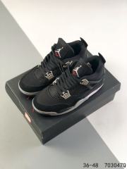 Jordαn 4's Black Basketball Shoes