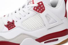 ［plus-size shoes]N SB x Air Jordαn 4's White Red DR5415-160