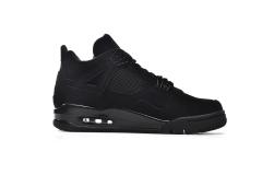 ［plus-size shoes]Air Jordαn 4's Retro Black Cat CU1110-010