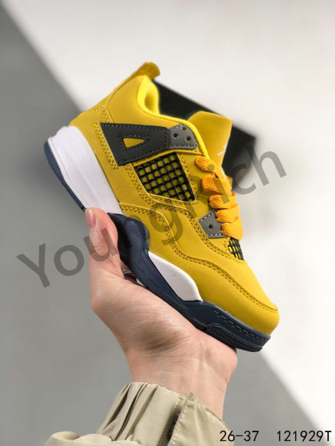 Jordαn 4's mid-top retro basketball shoes kids shoes 23 colors