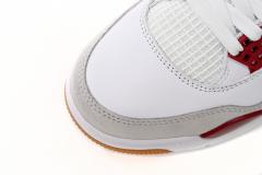 ［plus-size shoes]N SB x Air Jordαn 4's White Red DR5415-160