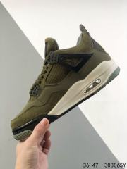 Jordαn 4's Army Green Basketball Shoes
