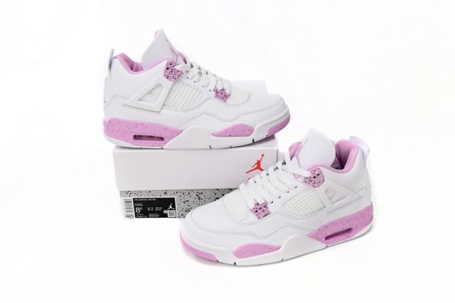 ［plus-size shoes]Air Jordαn 4's White Pink Oreo CT8527-116