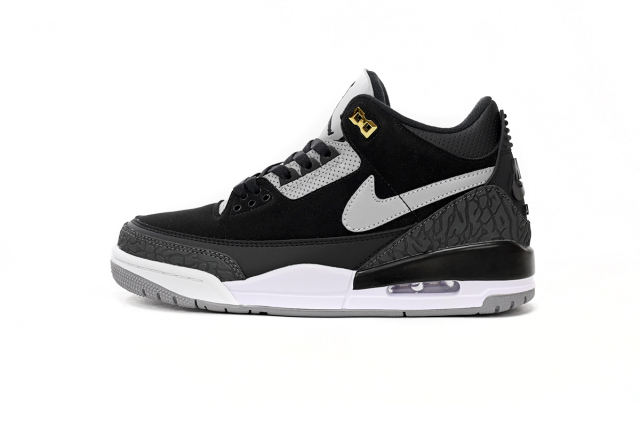 Jordαn 3's Retro Tinker Black Cement Gold CK4348-007