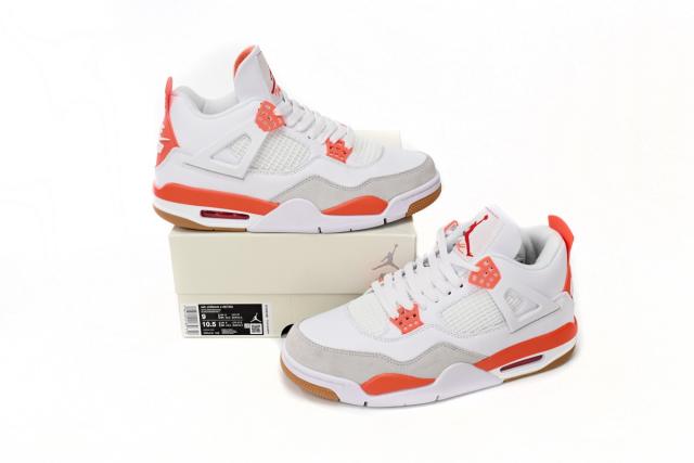 ［plus-size shoes]Air @j4 White Orange DR5415-108