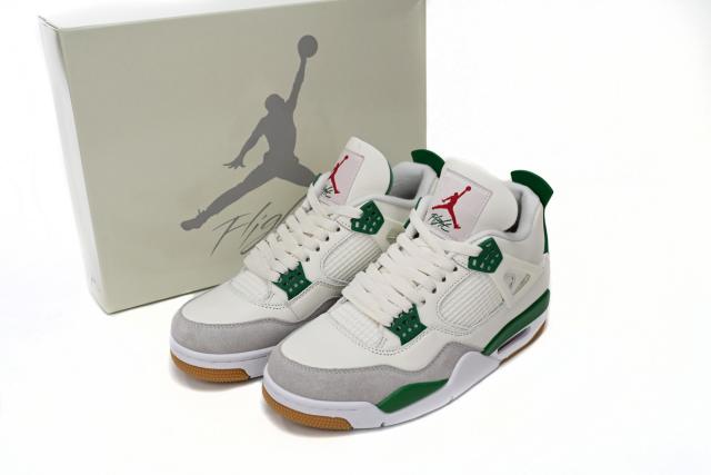 ［plus-size shoes]Jordαn 4's Retro SB Pine Green DR5415-103
