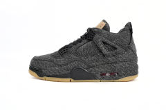 ［plus-size shoes]Levis x Air @j4 Levi's Black AQ9103-001