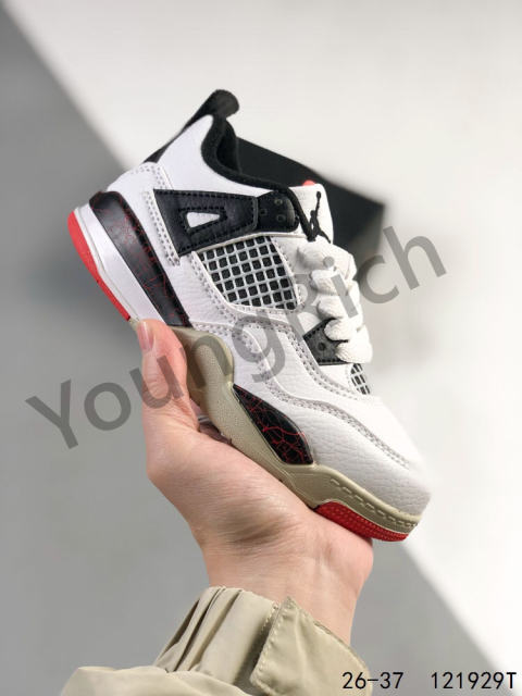 Jordαn 4's mid-top retro basketball shoes kids shoes 23 colors