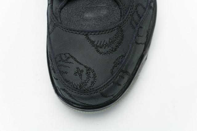 ［plus-size shoes]Air Jordαn 4's Retro Kaws Black 930155-001