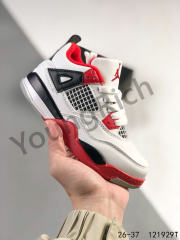 Jordαn 4's mid-top retro basketball shoes kids shoes 23 colors