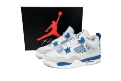 ［plus-size shoes]Air Jordαn 4's Retro Military Blue (2024) FV5029-141