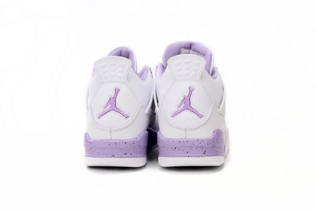 ［plus-size shoes]Air Jordαn 4's White Purple Oreo CT8527-115