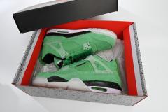［plus-size shoes]Air Jordαn 4's Retro Emerald Green Black 904284