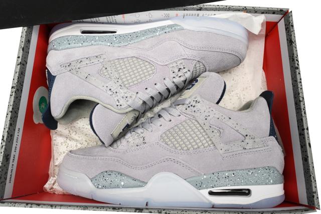 ［plus-size shoes]Air Jordαn 4's Retro 'Georgetown' AJ4-1043505