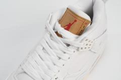 ［plus-size shoes]Levis x Air Jordαn 4's White AO2571-100