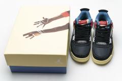 ［plus-size shoes]Air Jordαn 4's Retro Union Off Noir DC9533-001