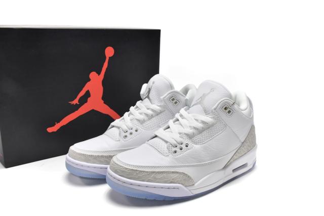 Jordαn 3's Retro Pure White 136064-111