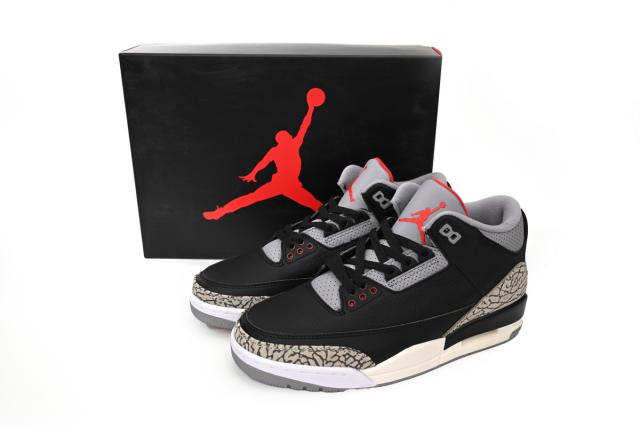 Air Jordαn 3's Retro Black Cement 854262-001